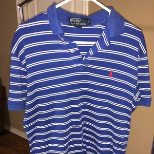 Men’s small strip Polo